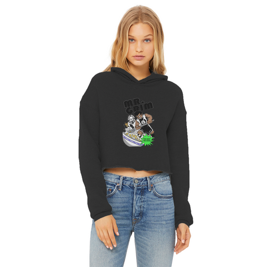 MR. Grim "Special Cereal" (USA) Women's Wear Crop Top Hoodie