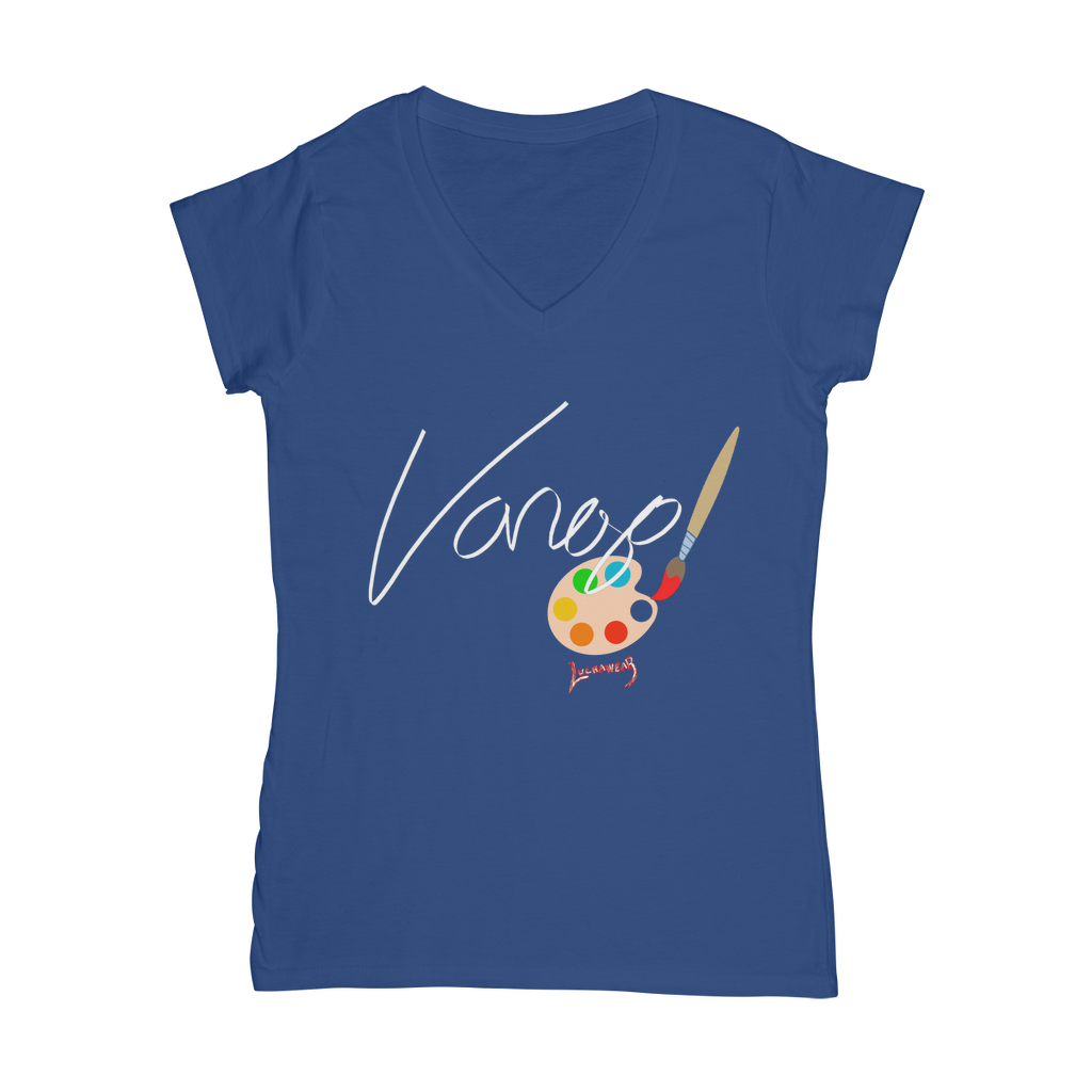 Aerial Van Go (USA) "Siggy" Women's Wear V-Neck T-Shirt