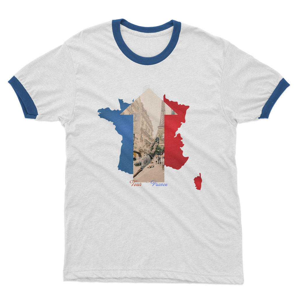 Tour de France Ringer Tee