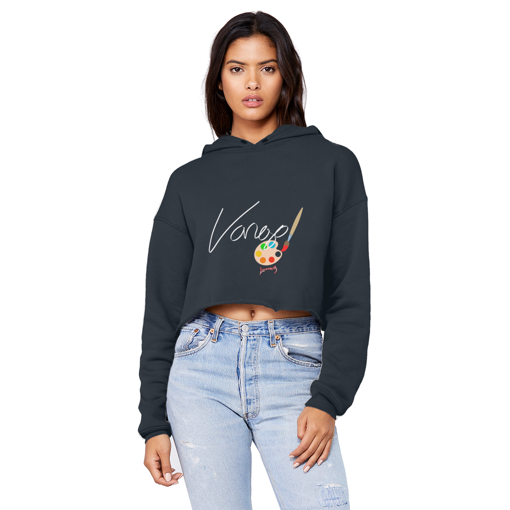 Aerial Van Go (USA) "Siggy" Unisex Crop Top Boyfriend Hoodie