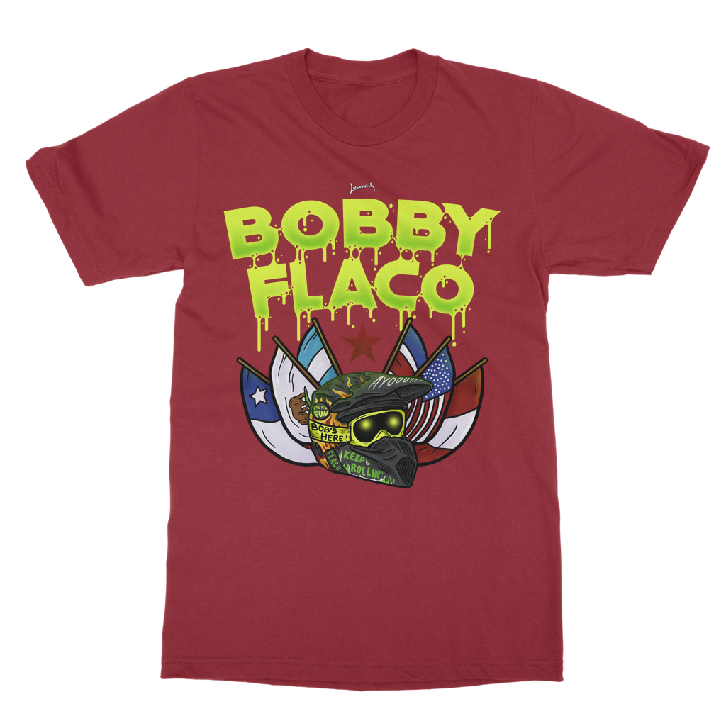 Bobby Flaco (USA) "World Tour" Unisex Heavy Cotton Tee