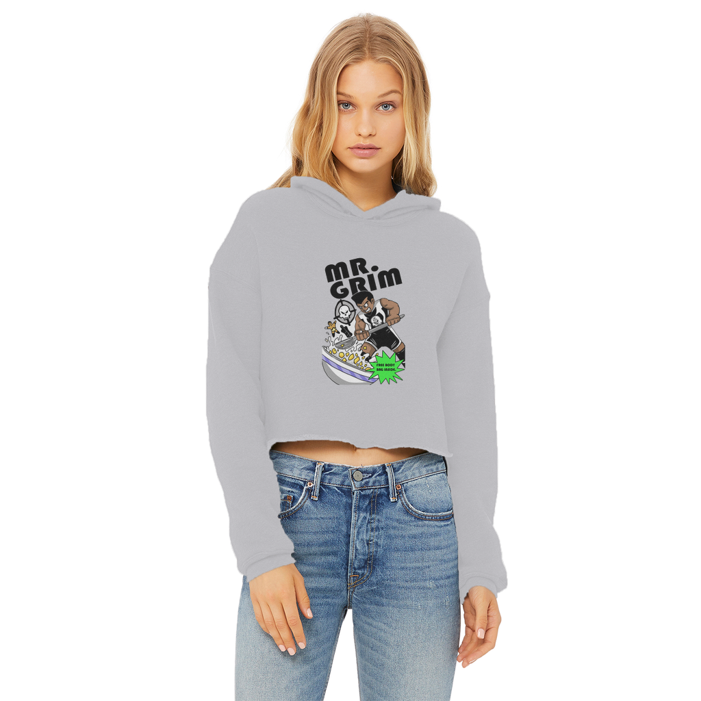 MR. Grim "Special Cereal" (USA) Women's Wear Crop Top Hoodie