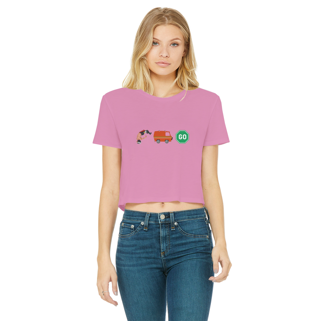 "You Can't Stop" Aerial Van Go - USA Women's Wear Crop Top