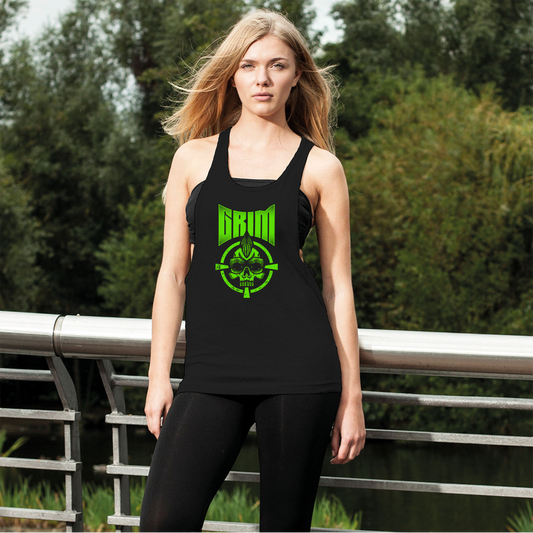 Mr. Grim "Target" Women's Wear Loose Racerback Tank Top