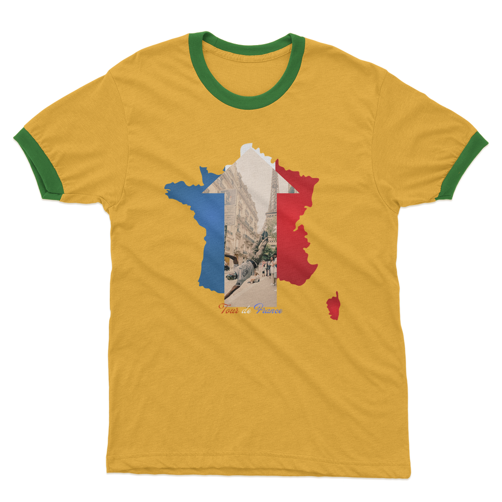 Tour de France Ringer Tee