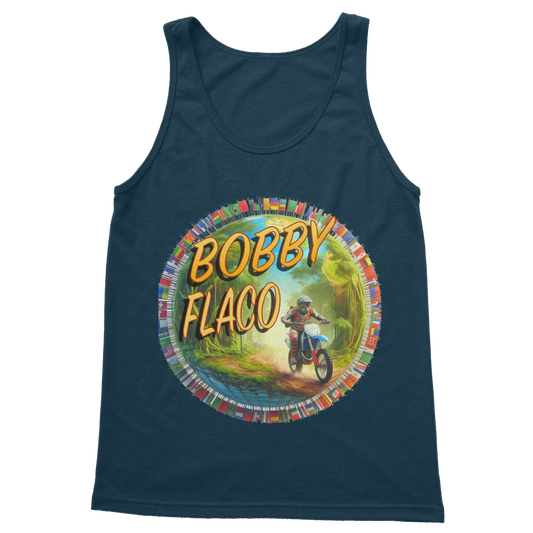 "Bike the World" Bobby Flaco - USaA Women's Wear Tank Top