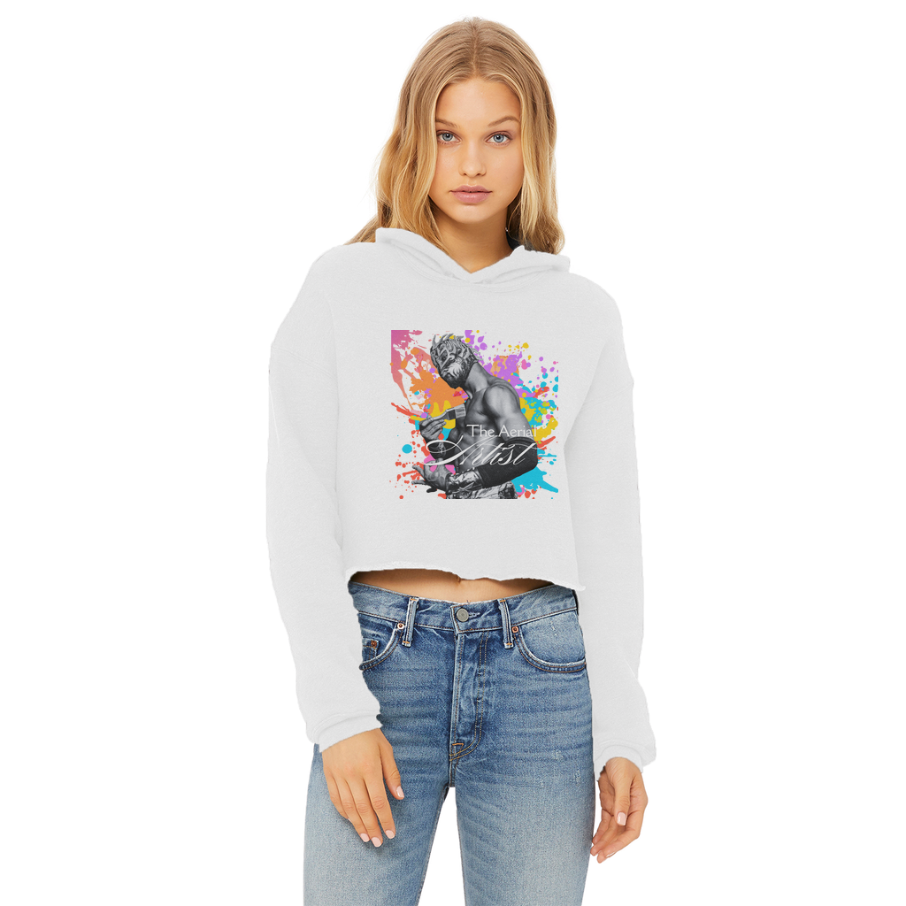 "THE Artist" - Aerial Van Go Women's Wear Crop Top Hoodie