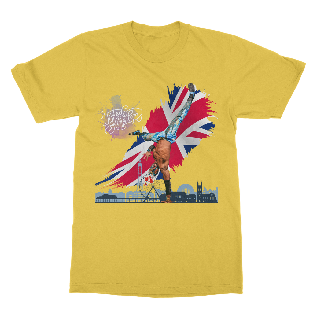 "Van Go to UK" - Aerial Van Go Unisex Heavy Cotton Tee