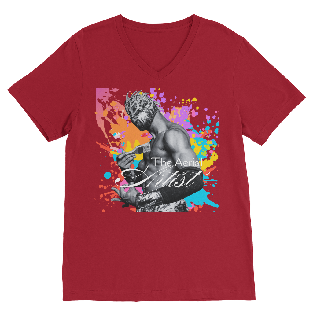 "THE Artist" - Aerial Van Go Unisex V Neck Tee