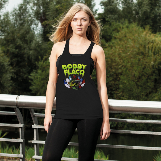 Bobby Flaco (USA) "World Tour" Women's Wear Loose Racerback Tank Top