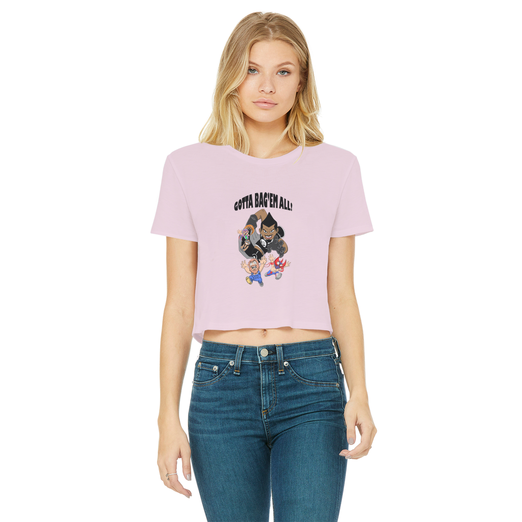 MR. Grim "Gotta Bag Em All" Women's Wear Crop Top