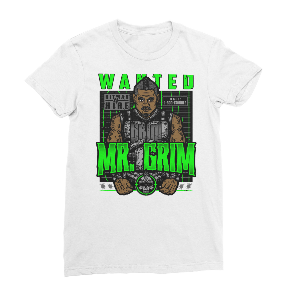 MR. Grim "Wanted" Premium Jersey Women's WearTee