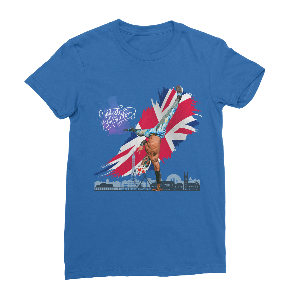 "Van Go to UK" - Aerial Van Go Premium Jersey Women's WearTee