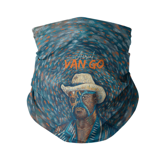 "Self Portrait" - Aerial Van Go (USA) Neck Gaiter