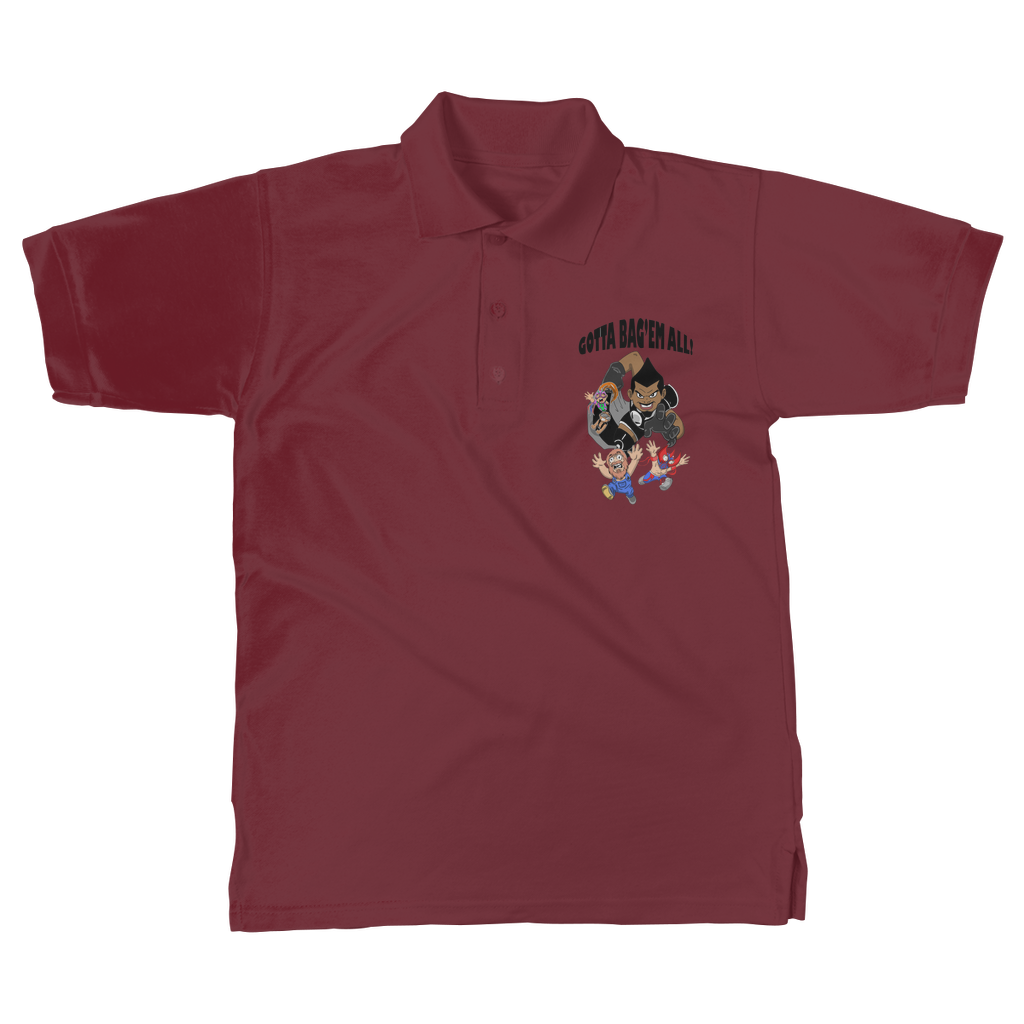 MR. Grim "Gotta Bag Em All" Unisex Adult Polo Shirt