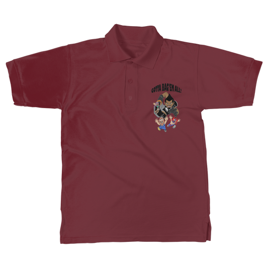 MR. Grim "Gotta Bag Em All" Unisex Adult Polo Shirt