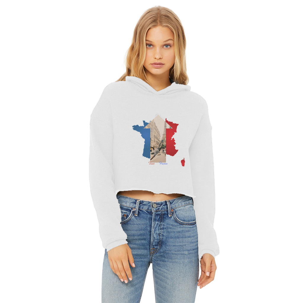 Tour de France Women's Wear Crop Top Hoodie