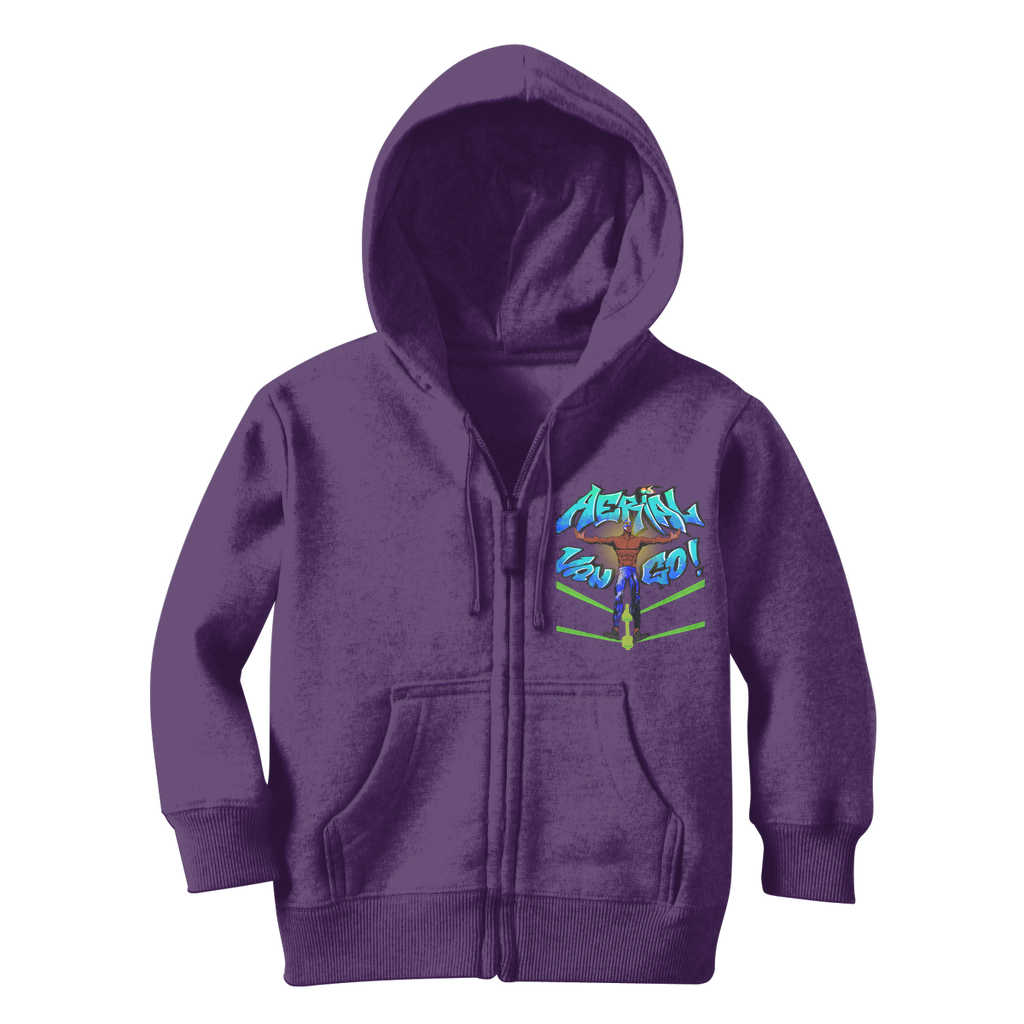 "Art Redeemer" - Aerial Van Go (USA) Youthwear Zip Hoodie