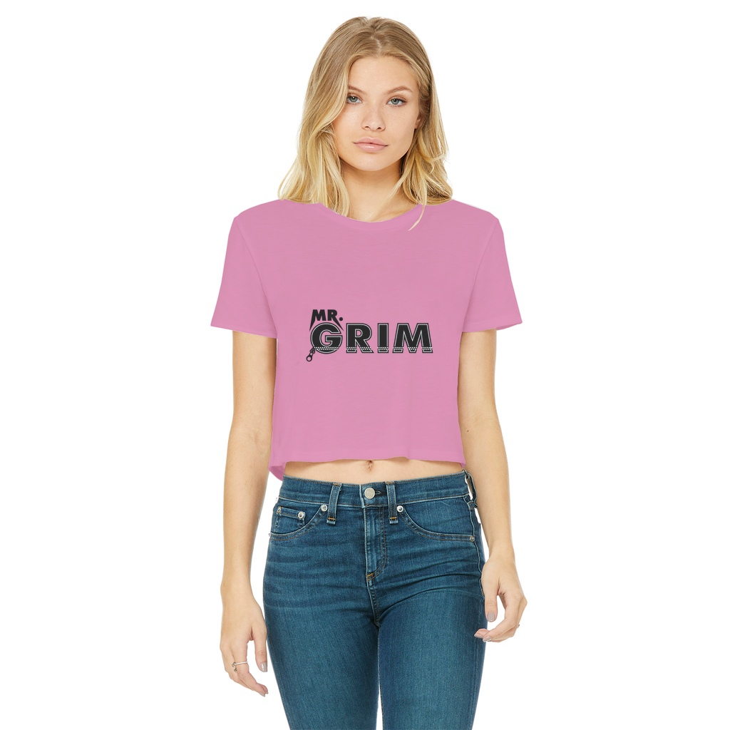 MR. Grim "Zipped Up" Women's Wear Crop Top