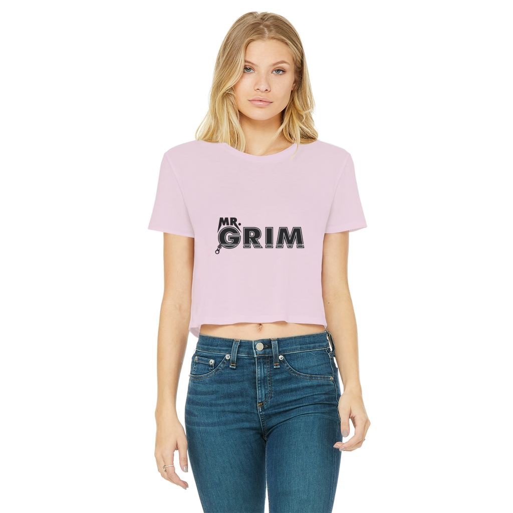 MR. Grim "Zipped Up" Women's Wear Crop Top