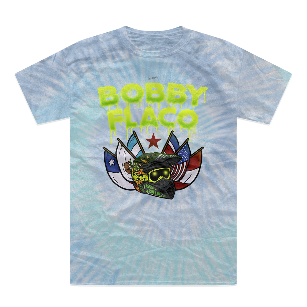 Bobby Flaco (USA) "World Tour" Tie-Dye T-Shirt