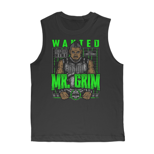 MR. Grim "Wanted" Premium Adult Muscle TankTop