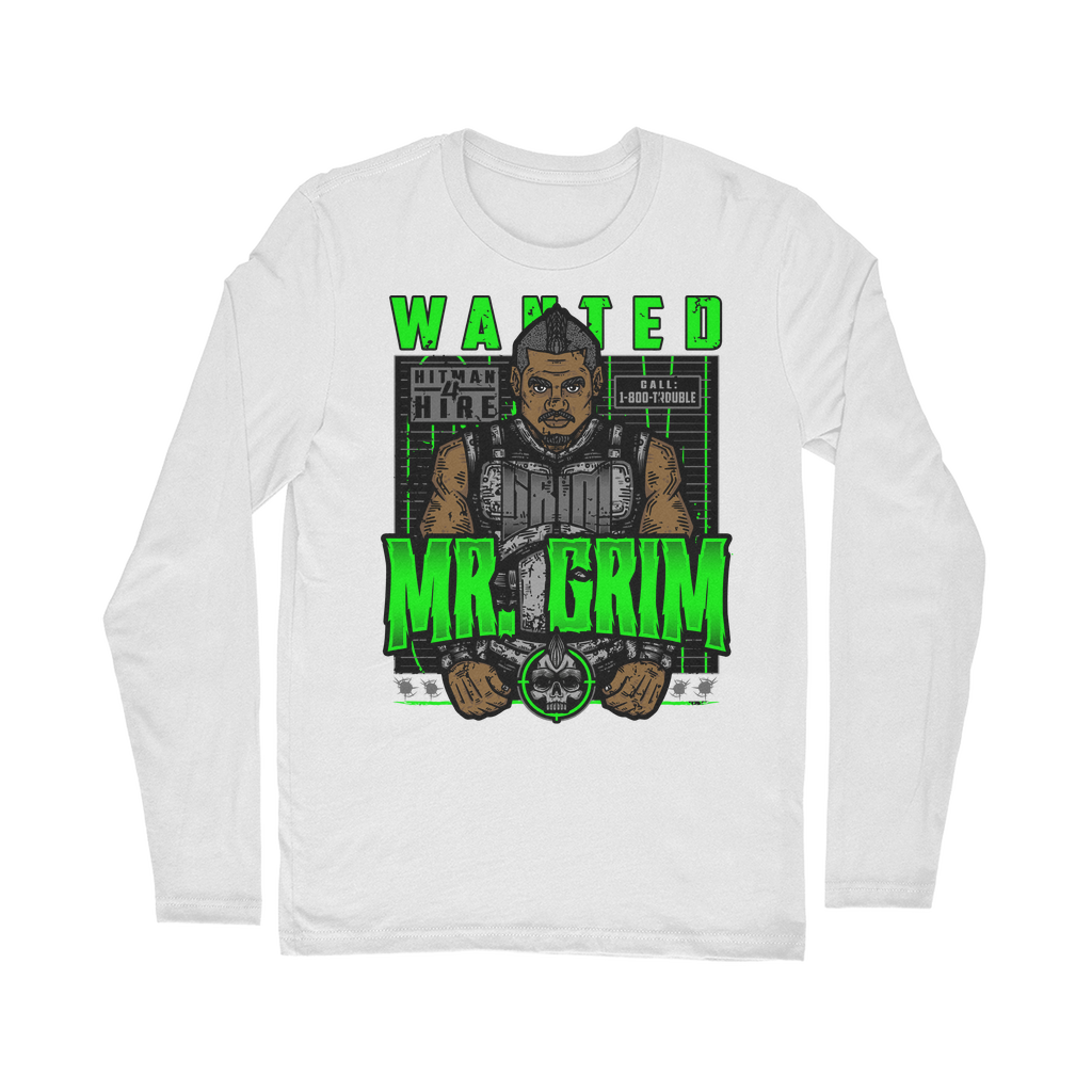 MR. Grim "Wanted" Unisex Long Sleeve Tee