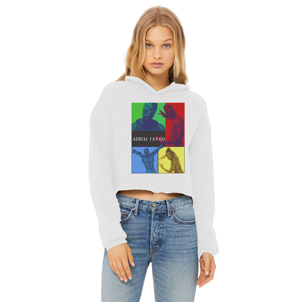 Aerial Van BEBOP Women's Wear Crop Top Hoodie