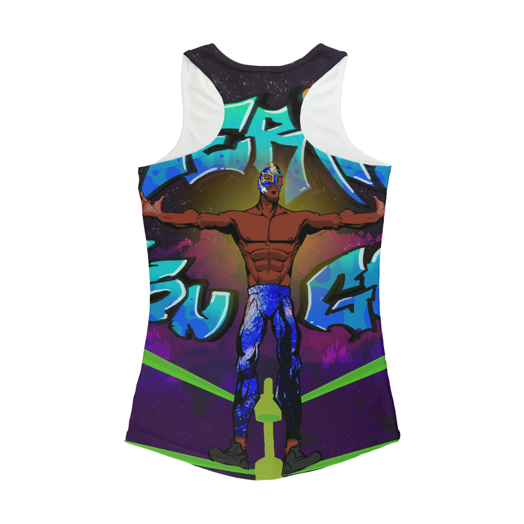 "Art Redeemer" - Aerial Van Go (USA) Women's Activewear Tank Top