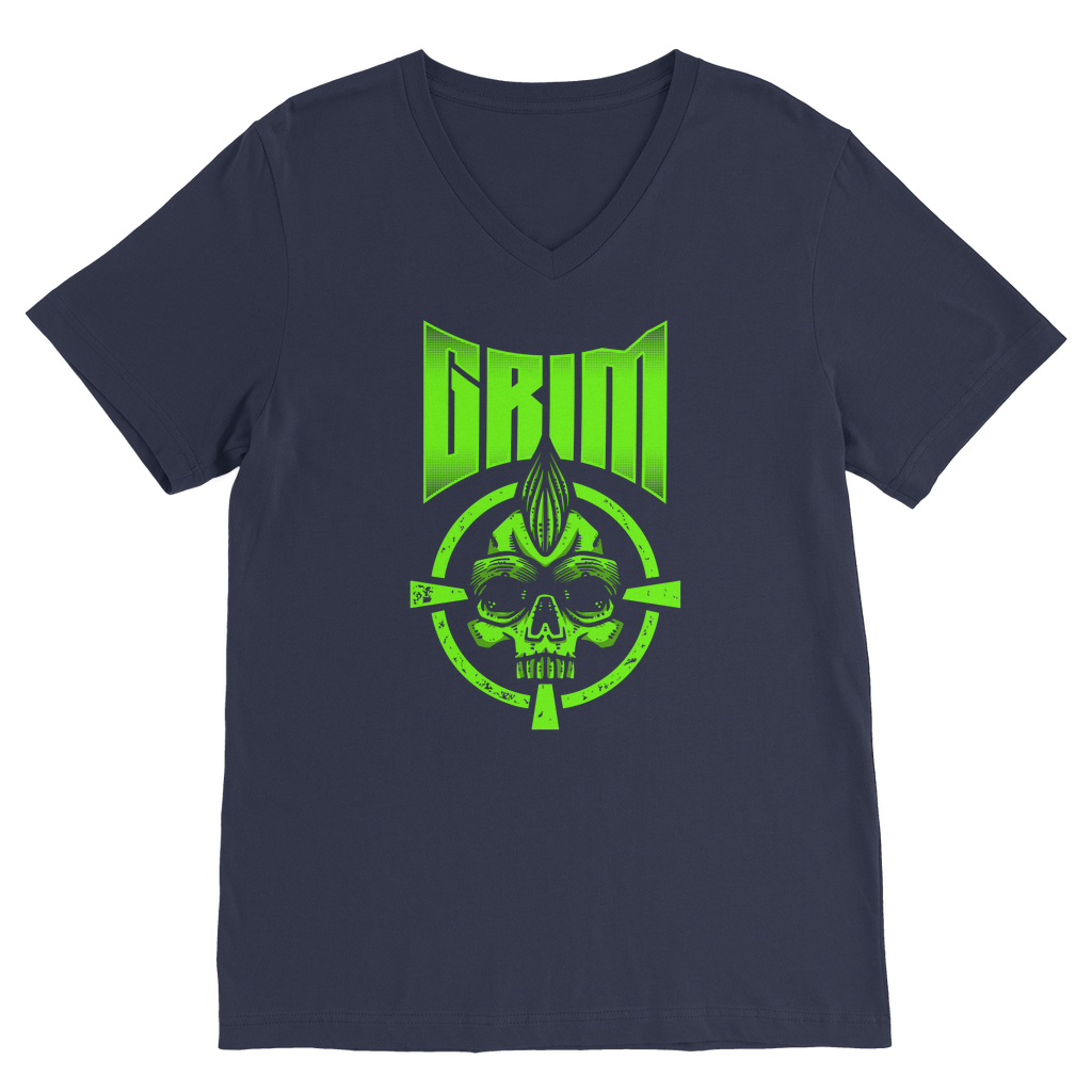 Mr. Grim "Target" Unisex V Neck Tee