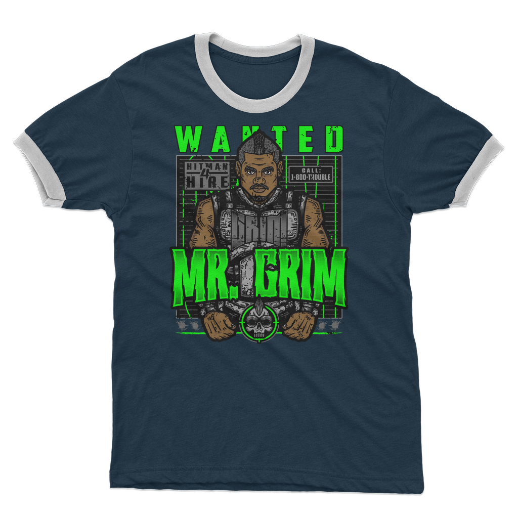 MR. Grim "Wanted" Ringer Tee