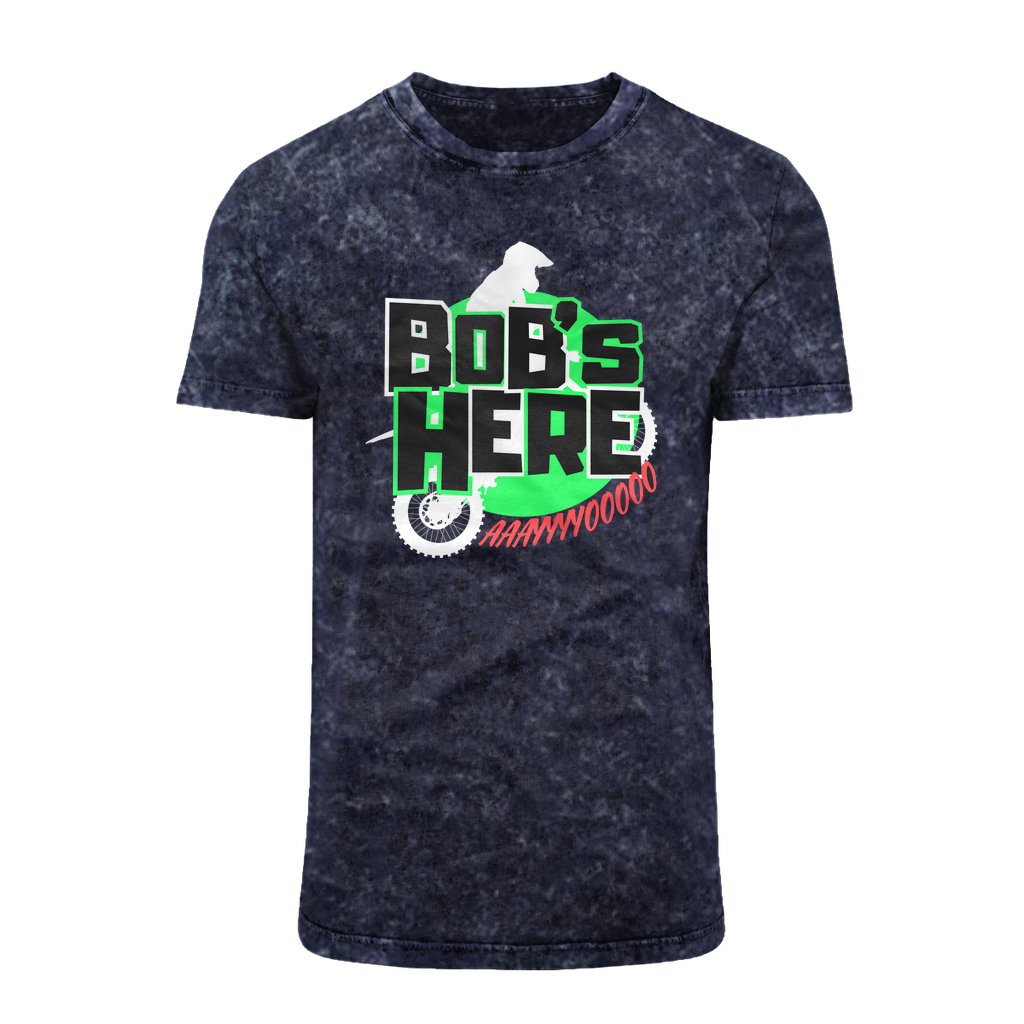 "Bob's Here" Bobby Flaco - USA Acid Washed T-Shirt