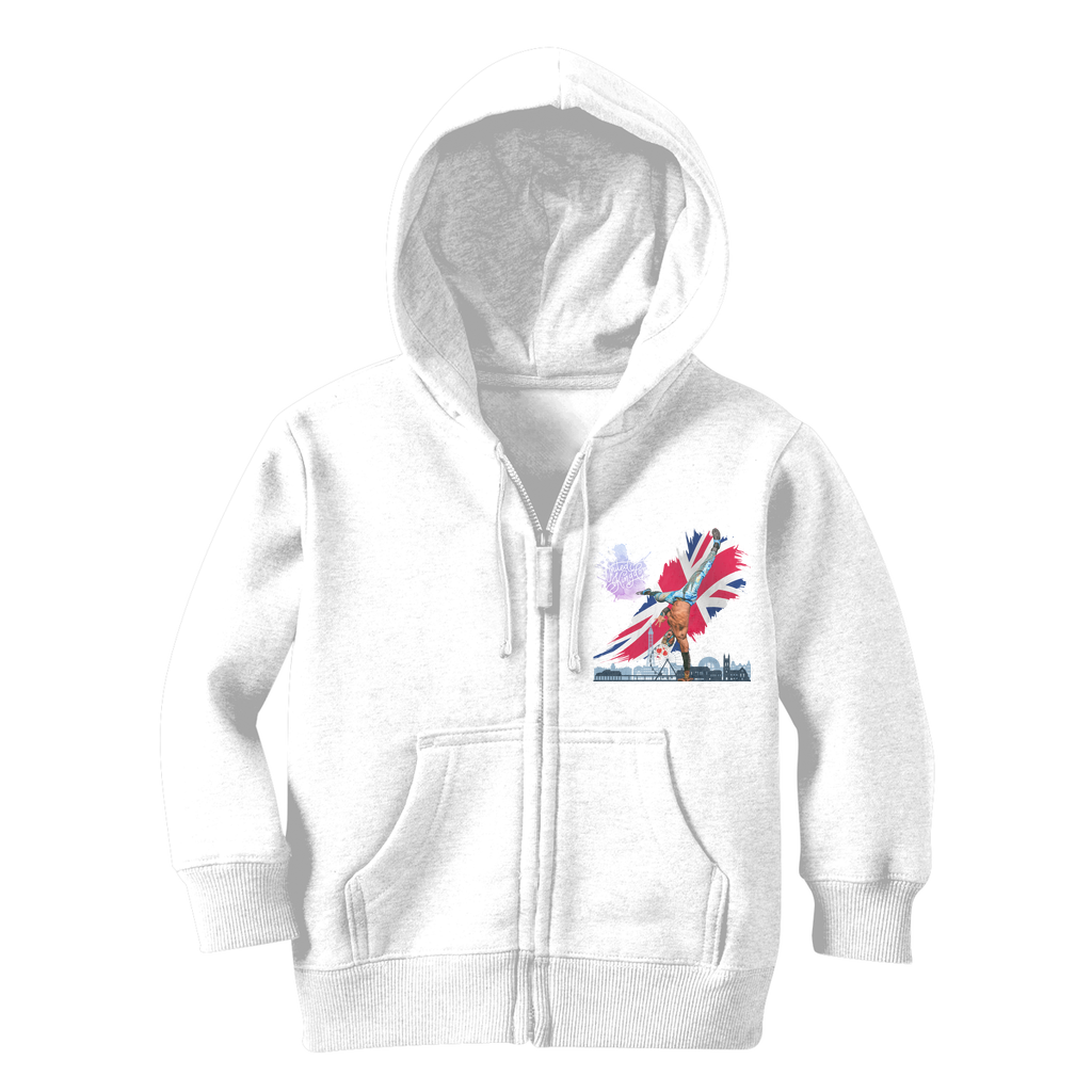 "Van Go to UK" - Aerial Van Go Youthwear Zip Hoodie