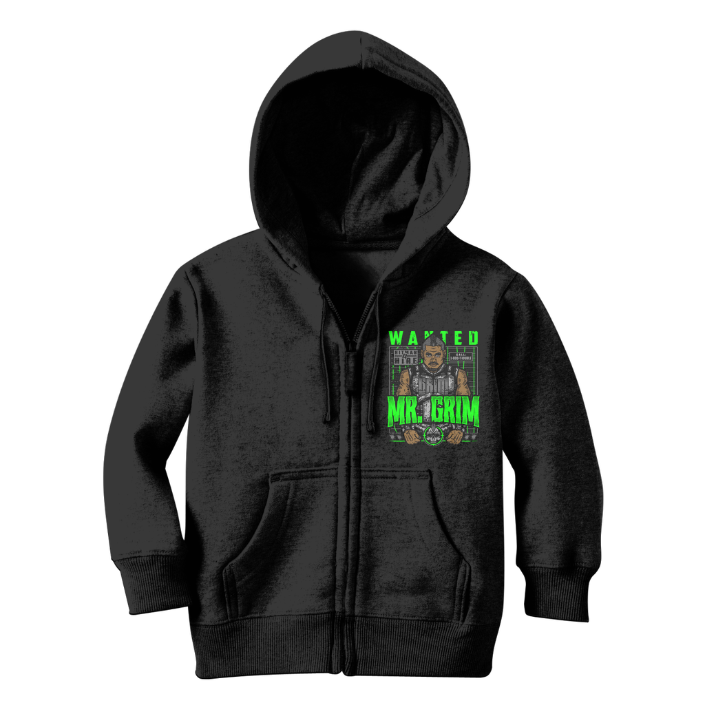 MR. Grim "Wanted" Youthwear Zip Hoodie