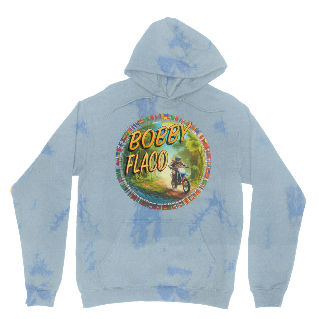 "Bike the World" Bobby Flaco - USaA Tie Dye Hoodie