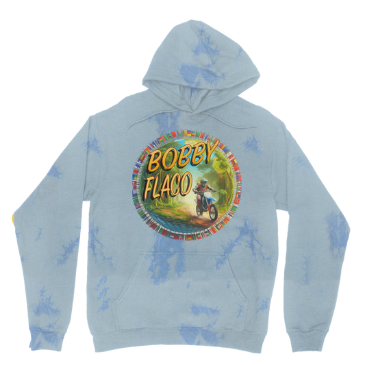 "Bike the World" Bobby Flaco - USaA Tie Dye Hoodie