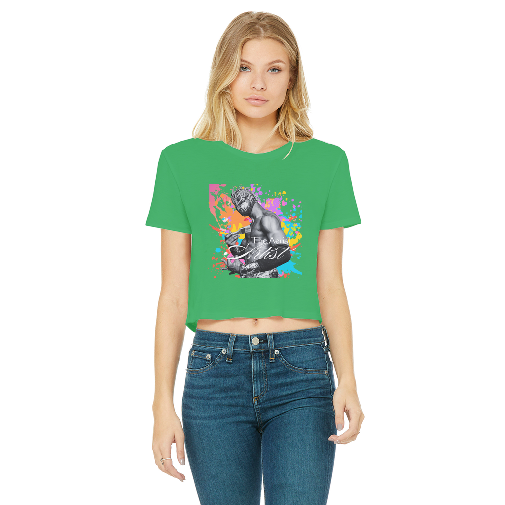 "THE Artist" - Aerial Van Go Women's Wear Crop Top