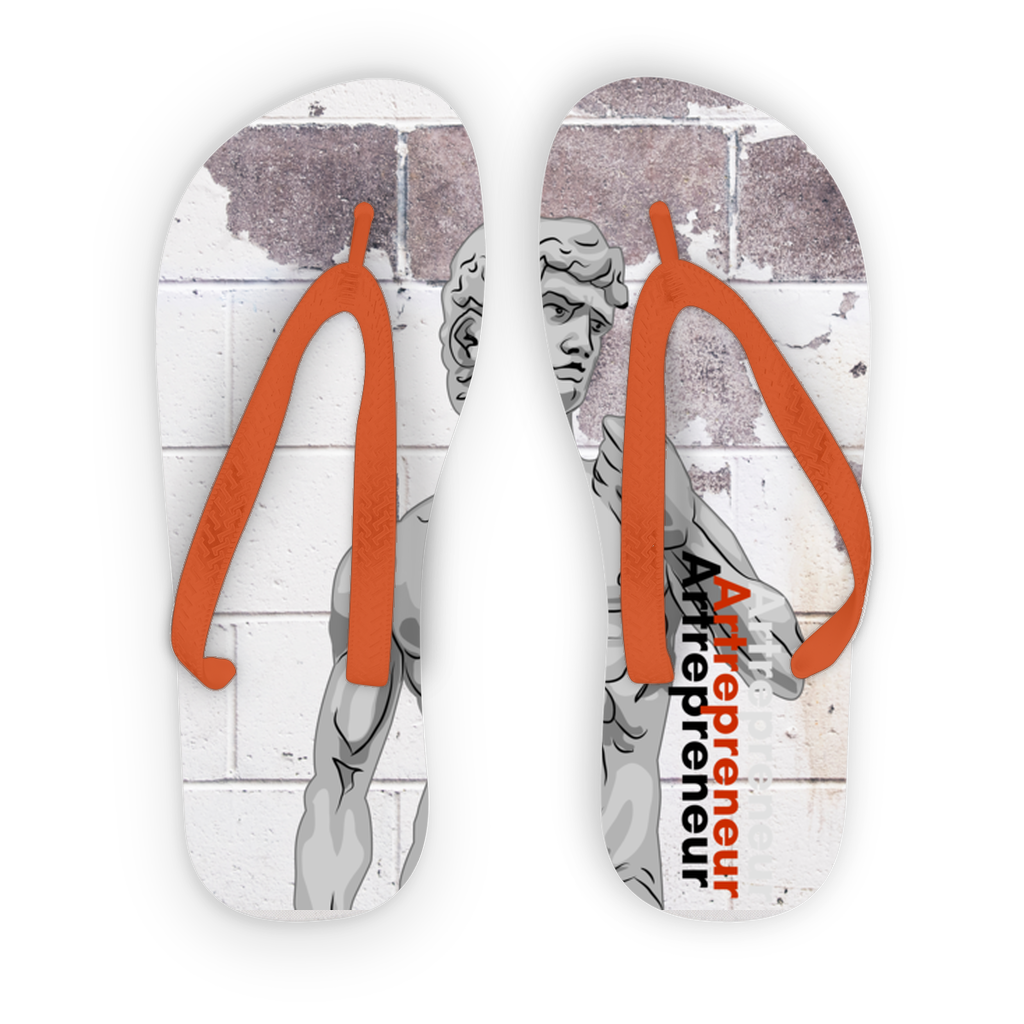 Aerial Van Go "Artrepreneur" (USA) Youthwear Flip Flops