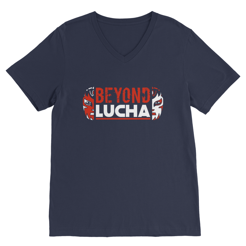 Beyond Lucha Unisex V Neck Tee