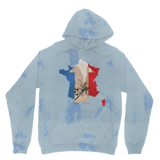 Tour de France Tie Dye Hoodie