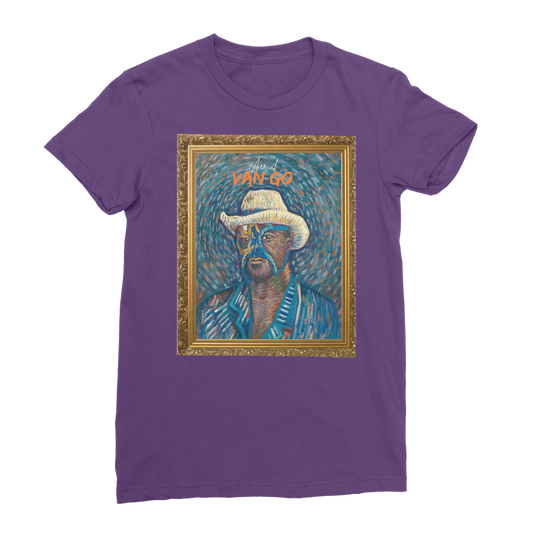 "Self Portrait" - Aerial Van Go (USA) Women's Wear T-Shirt