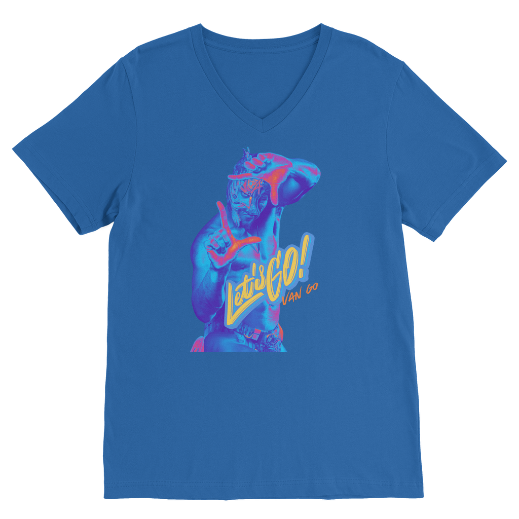 "Let's Go Van Go - Aerial Van Go Unisex V Neck Tee