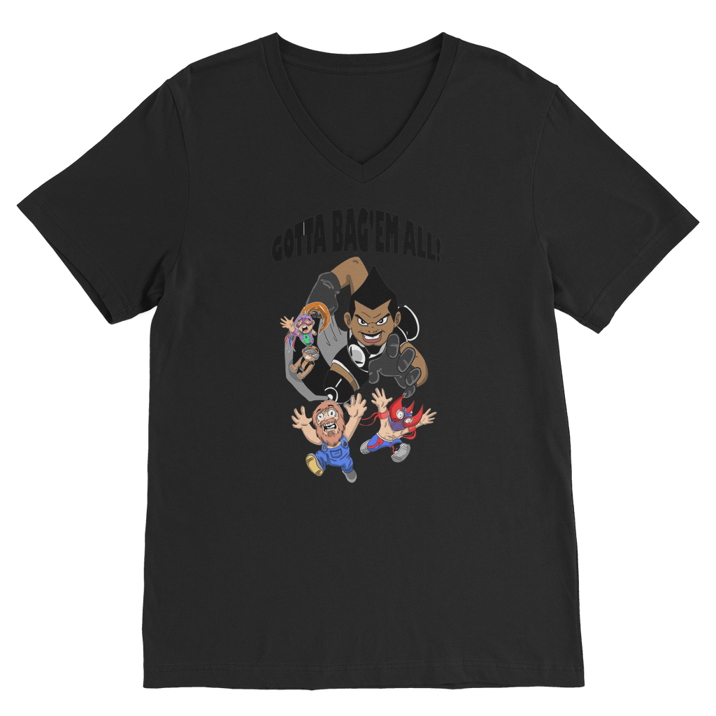 MR. Grim "Gotta Bag Em All" V Neck Tee