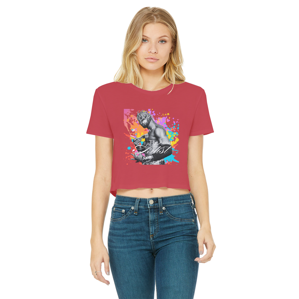 "THE Artist" - Aerial Van Go Women's Wear Crop Top