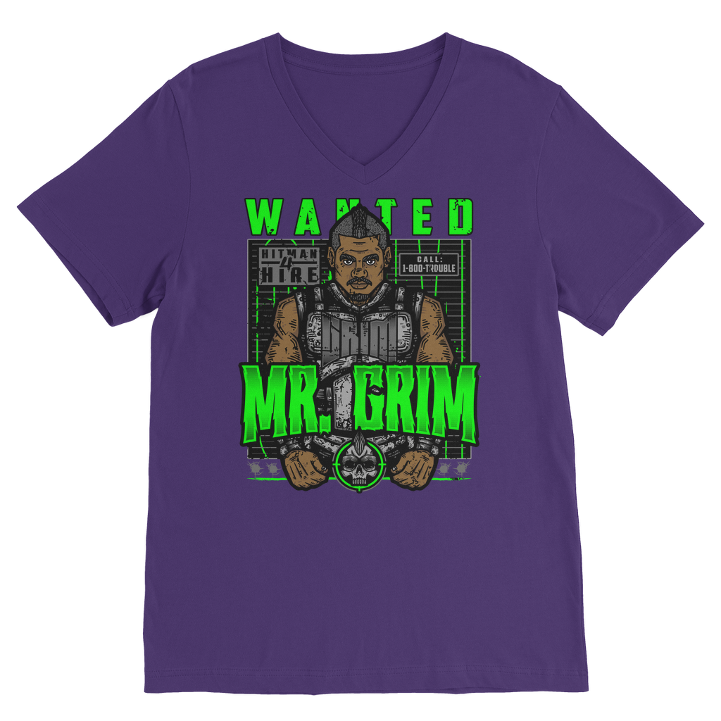 MR. Grim "Wanted" V Neck Tee