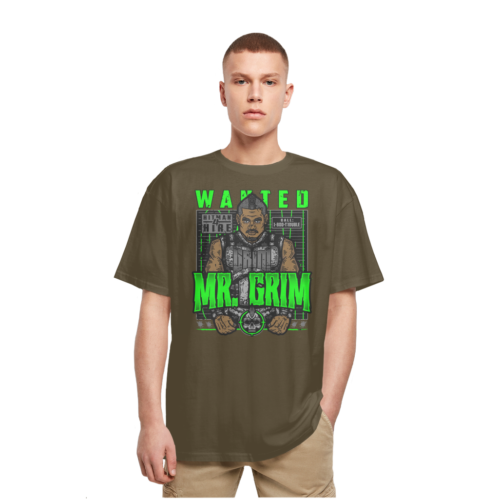 MR. Grim "Wanted" Heavy Oversized T-Shirt