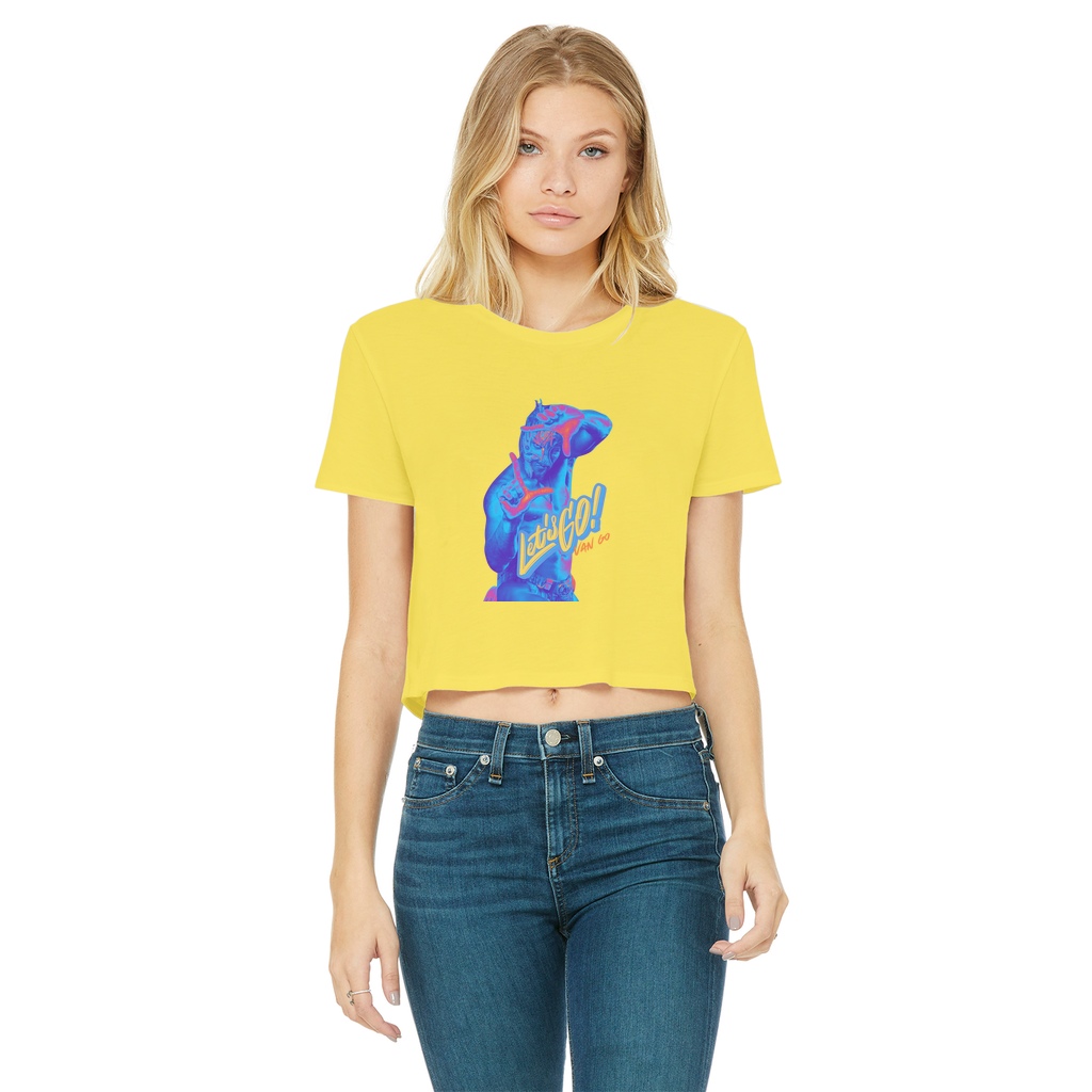 "Let's Go Van Go - Aerial Van Go Women's Wear Crop Top
