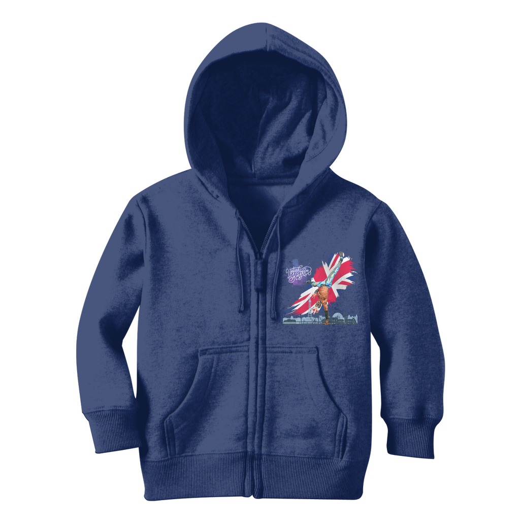 "Van Go to UK" - Aerial Van Go Youthwear Zip Hoodie