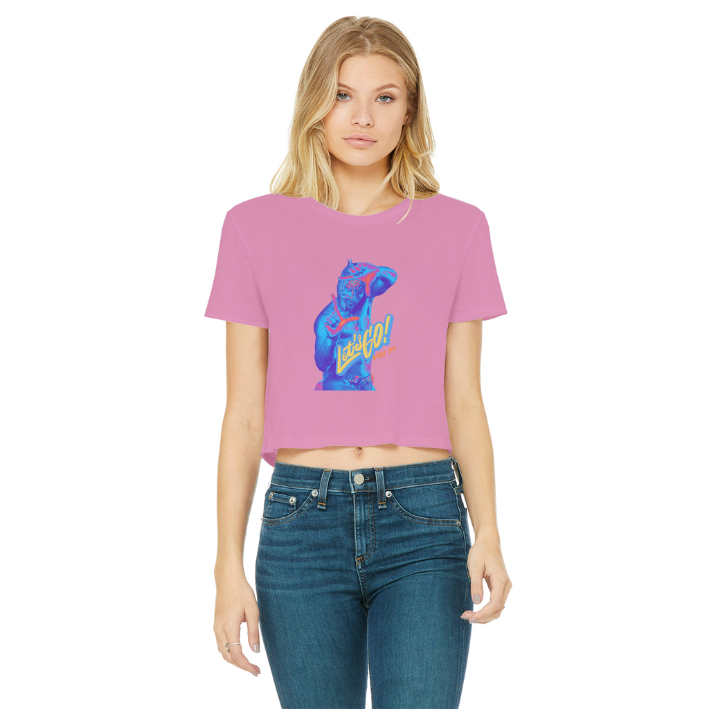 "Let's Go Van Go - Aerial Van Go Women's Wear Crop Top