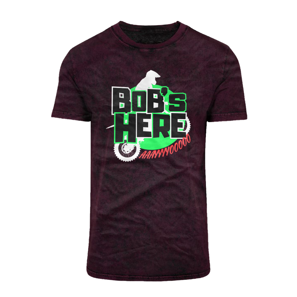 "Bob's Here" Bobby Flaco - USA Acid Washed T-Shirt